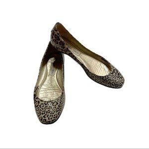 Jimmy Choo Leopard Print Ballet Flats